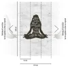 Fototapete Betonoptik Yoga Grau Schwarz 39856-1