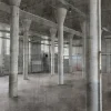 Fototapete Digitaldruck Industrial Halle grau 429725