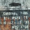 Fototapete Digitaldruck Industrial Schrift grau 429787