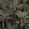 Fototapete Dschungel Palmen Shabby Schwarz Grün 76190-4