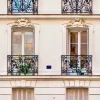 Fototapete Fassade Paris Creme Beige Grau ML3301