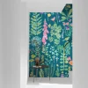 Fototapete Floral Aquarell Blau Grün Rosa ML1902