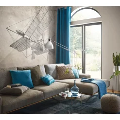 Fototapete Flugzeug Betonoptik Beige Grau 2508N-11