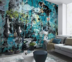 Fototapete Guido Maria Kretschmer Abstrakt Blau Schwarz