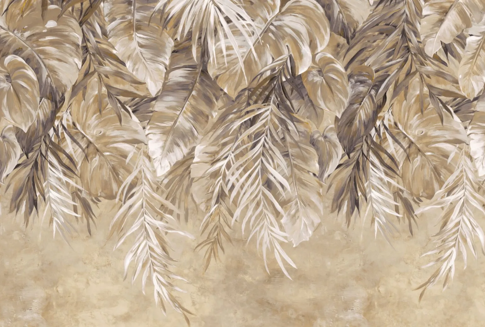 Fototapete Guido Maria Kretschmer Dschungel Beige Creme