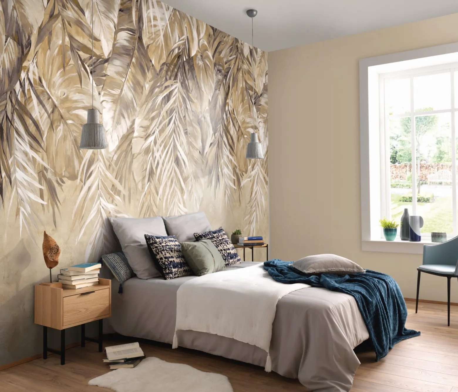 Fototapete Guido Maria Kretschmer Dschungel Beige Creme