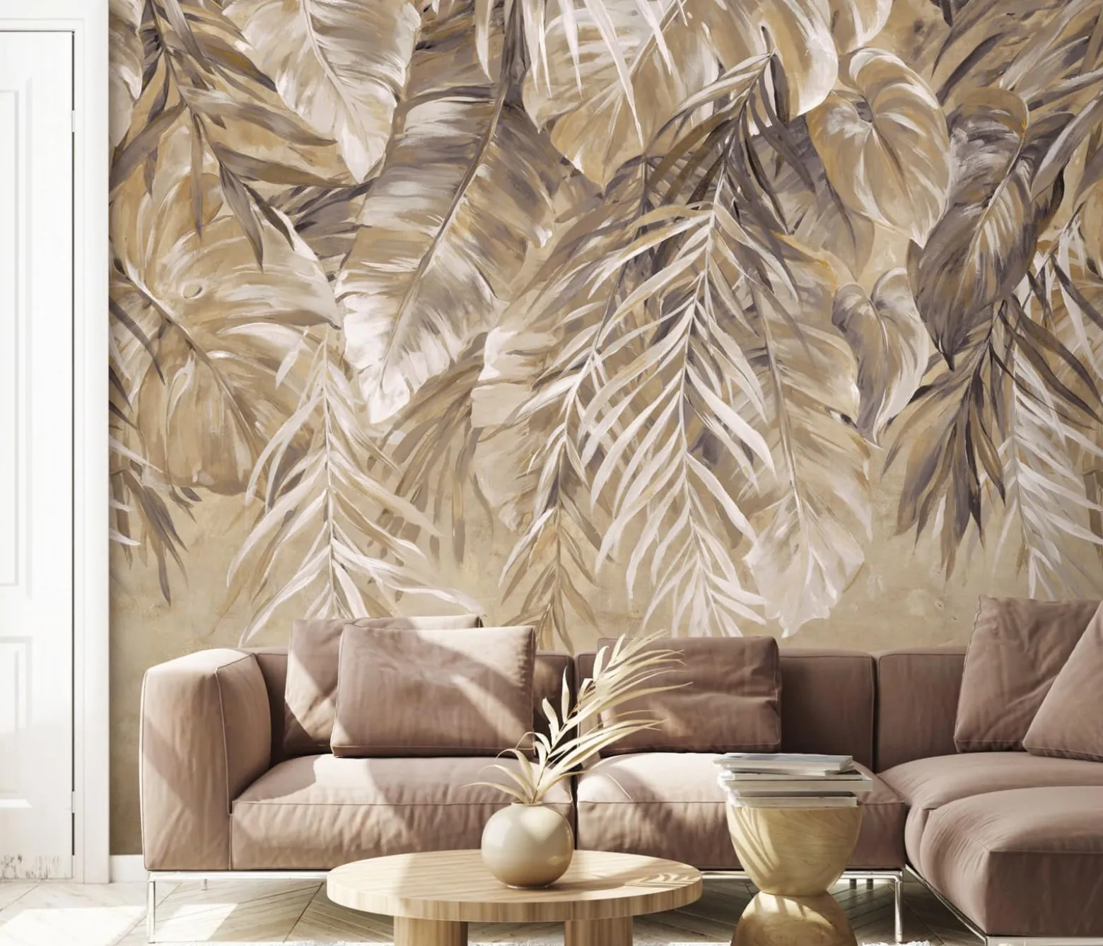 Fototapete Guido Maria Kretschmer Dschungel Beige Creme