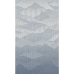 Fototapete Guido Maria Kretschmer Berge Grafik blau