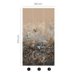 Fototapete Guido Maria Kretschmer Wiese Floral beige