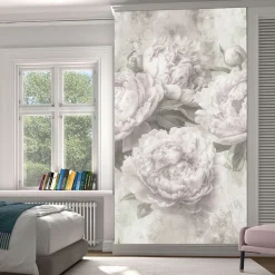 Fototapete Guido Maria Kretschmer Blumen grau creme
