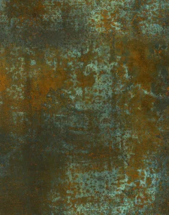 Fototapete Industrial Patina Muster kupfer blau Marburg