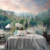 Fototapete Landschaft Fantasie Grün Braun 39908-1