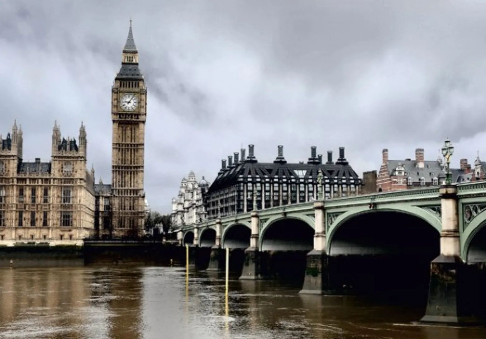 Fototapete London Big Ben Skyline Foto 360 cm x 270 cm