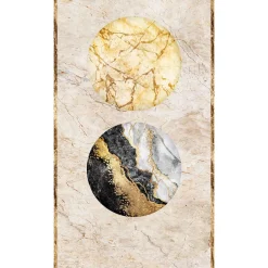 Fototapete Marmoroptik Grafisch Beige Grau Gold 39850-1