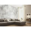 Fototapete Marmor Optik Risse Grau Gold 2253-10