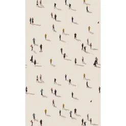 Fototapete Menschen Illustration Beige Bunt 39867-1