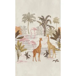 Fototapete Oase Exotisch Grau Beige Bunt 39875-1