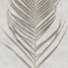 Fototapete Panel Blatt Floral grau 33276