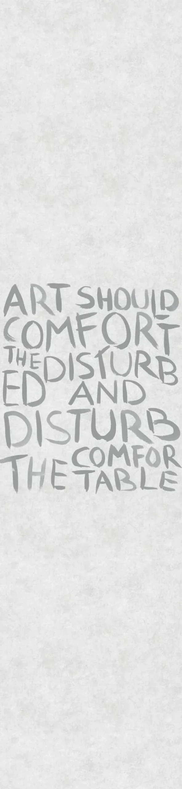 Fototapete Panel Spruch Street-Art grau 33277