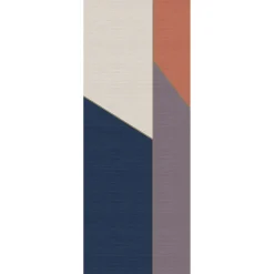 Fototapete Panel Vlies Geometrie Retro blau Premium