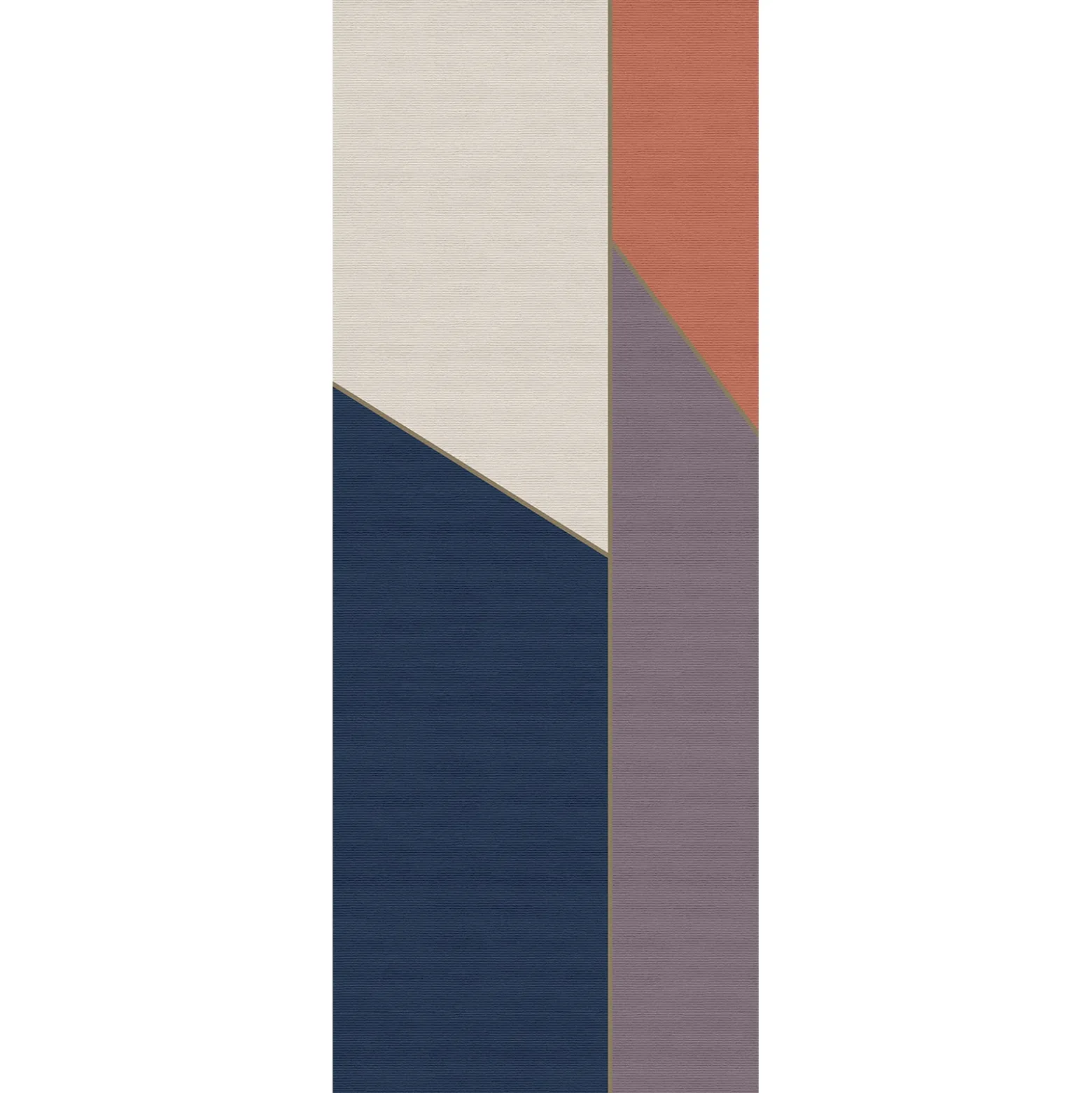 Fototapete Panel Vlies Geometrie Retro blau Premium