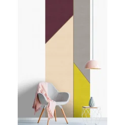 Fototapete Panel Vlies Geometrie Retro beige Premium