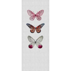 Fototapete Panel Vlies Schmetterlinge grau Premium