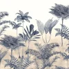 Fototapete Rasch Farne Blau Beige 556247 Lirico