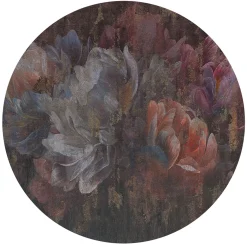 Fototapete rund Guido Maria Kretschmer Blumen Vintage rot