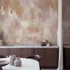 Fototapete Shabby Putz Optik Rot Beige Creme ML4201