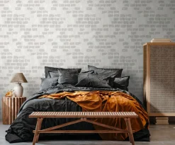 Fototapete Steinwand Urban Grau Beige 39825-1