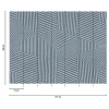 Fototapete Streifen Grafisch Blau Grau 39892-1