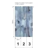 Fototapete Vlies Aquarell Optik Blau Grau 78207-2