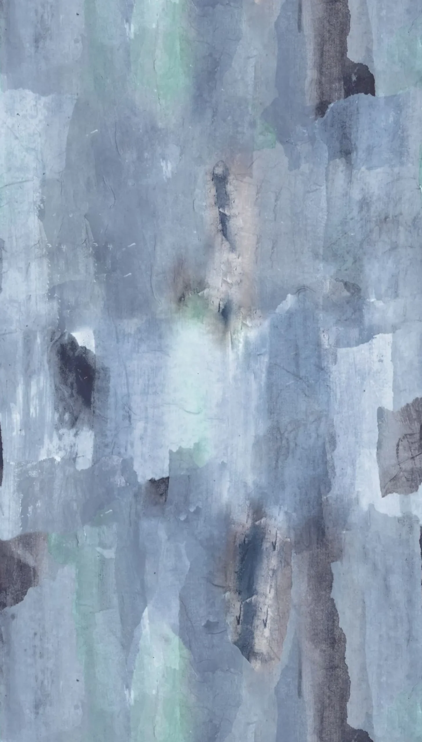 Fototapete Vlies Aquarell Optik Blau Grau 78207-2