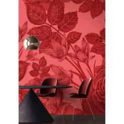 Fototapete Vlies Baccara-Rose Floral rot Premium
