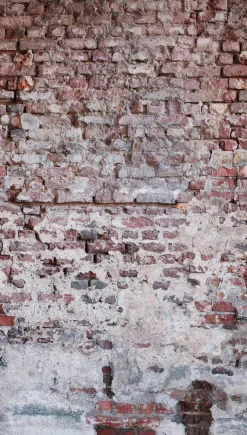 Fototapete Vlies Backstein Mauer Vintage grau 38335-1