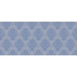 Fototapete Vlies Barock Ornamente blau grau