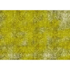 Fototapete Vlies Barock Ornamente Vintage gelb Premium