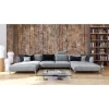 Fototapete Vlies Baum Holz Planken beige braun