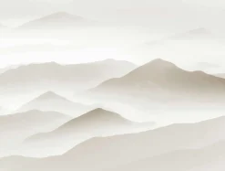 Fototapete Vlies Berge Landschaft grau 38308-1