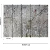 Fototapete Vlies Beton Mauer grau braun
