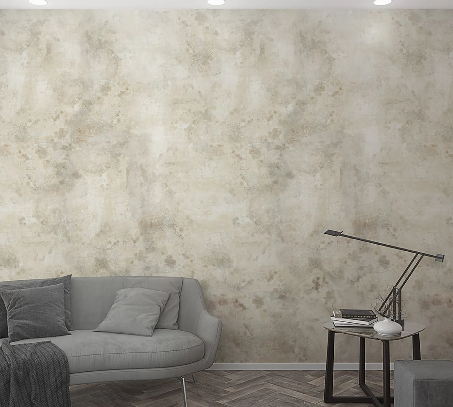 Fototapete Vlies Beton-Optik Vintage beige 47258