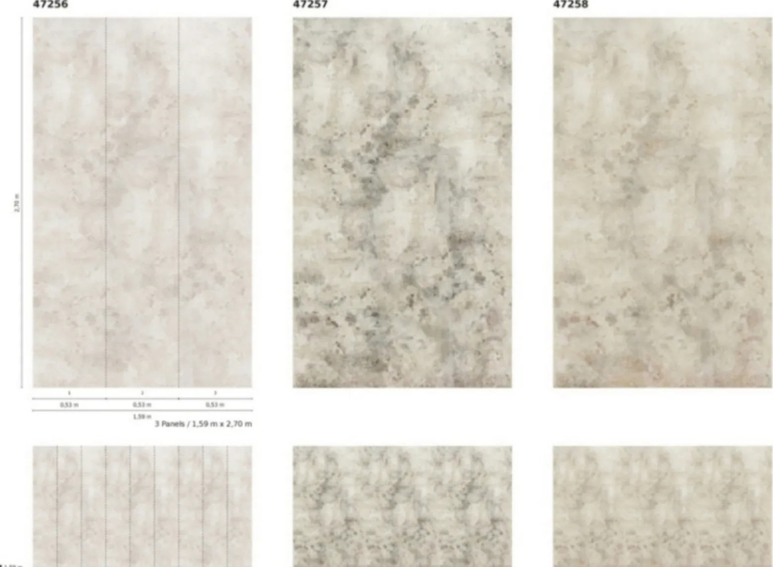 Fototapete Vlies Beton-Optik Vintage hellgrau 47256