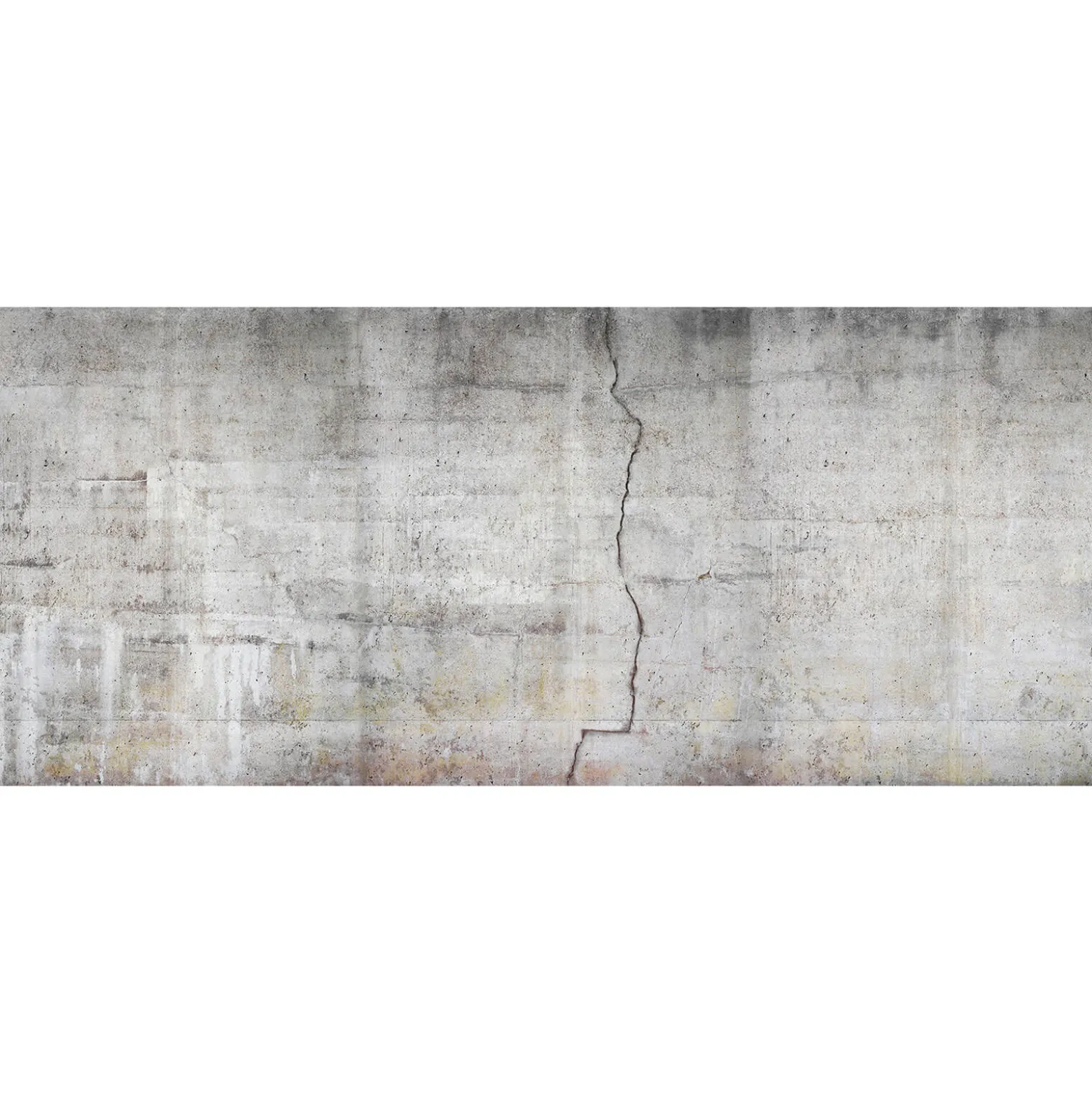 Fototapete Vlies Beton Riss Stein grau silber