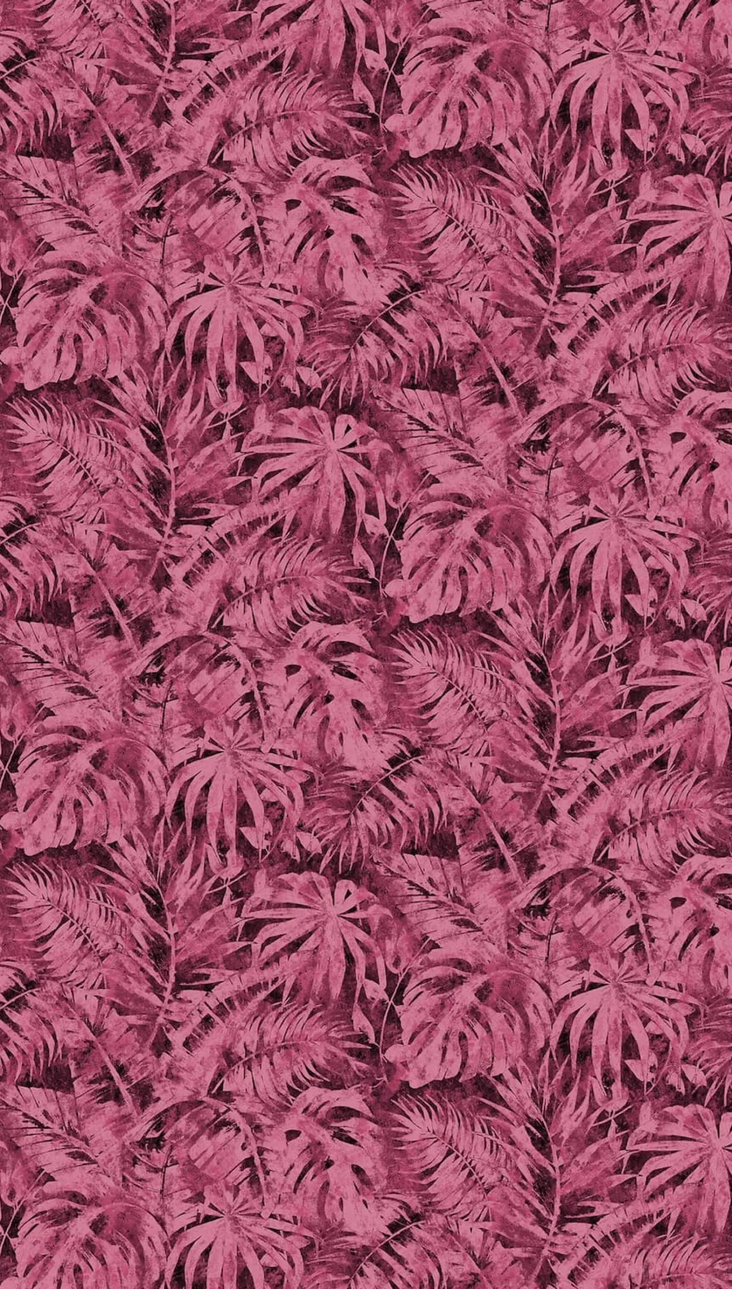 Fototapete Vlies Blätter Dschungel Vintage Pink Rosa 79145-8