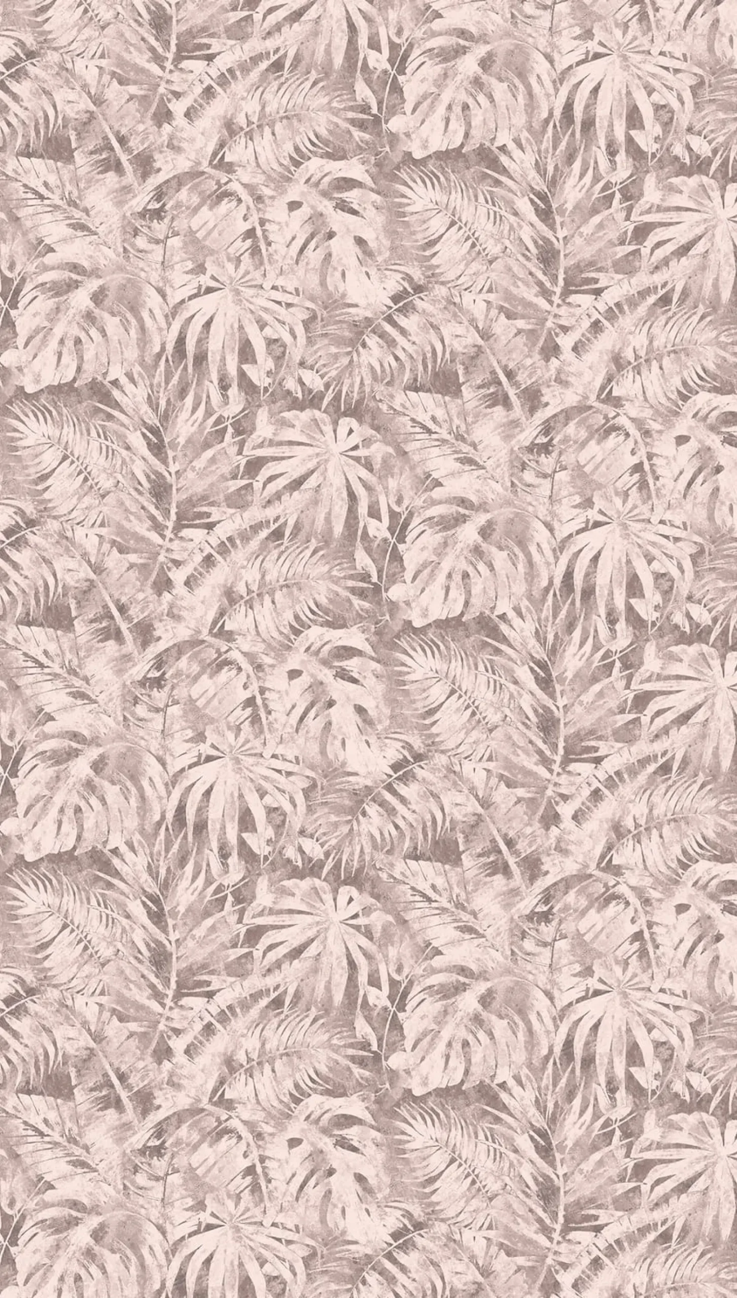 Fototapete Vlies Blätter Dschungel Vintage Rosa Grau 79145-7