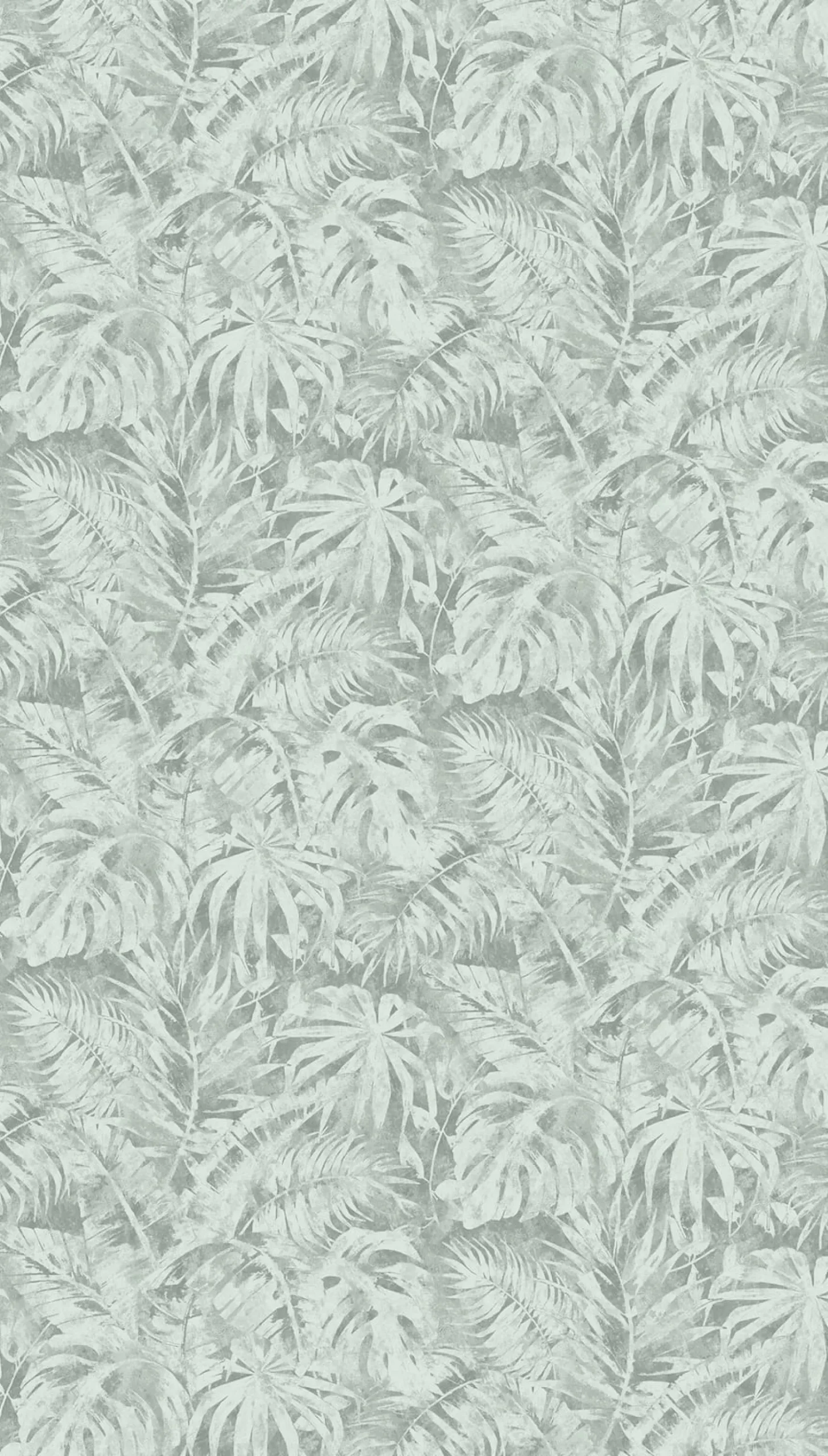 Fototapete Vlies Blätter Dschungel Vintage Grün Grau 79145-6