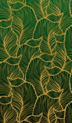 Fototapete Vlies Blätter Grafisch Floral grün blau 47241