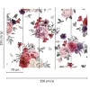Fototapete Vlies Blumen Bouquet weiß rosa lila