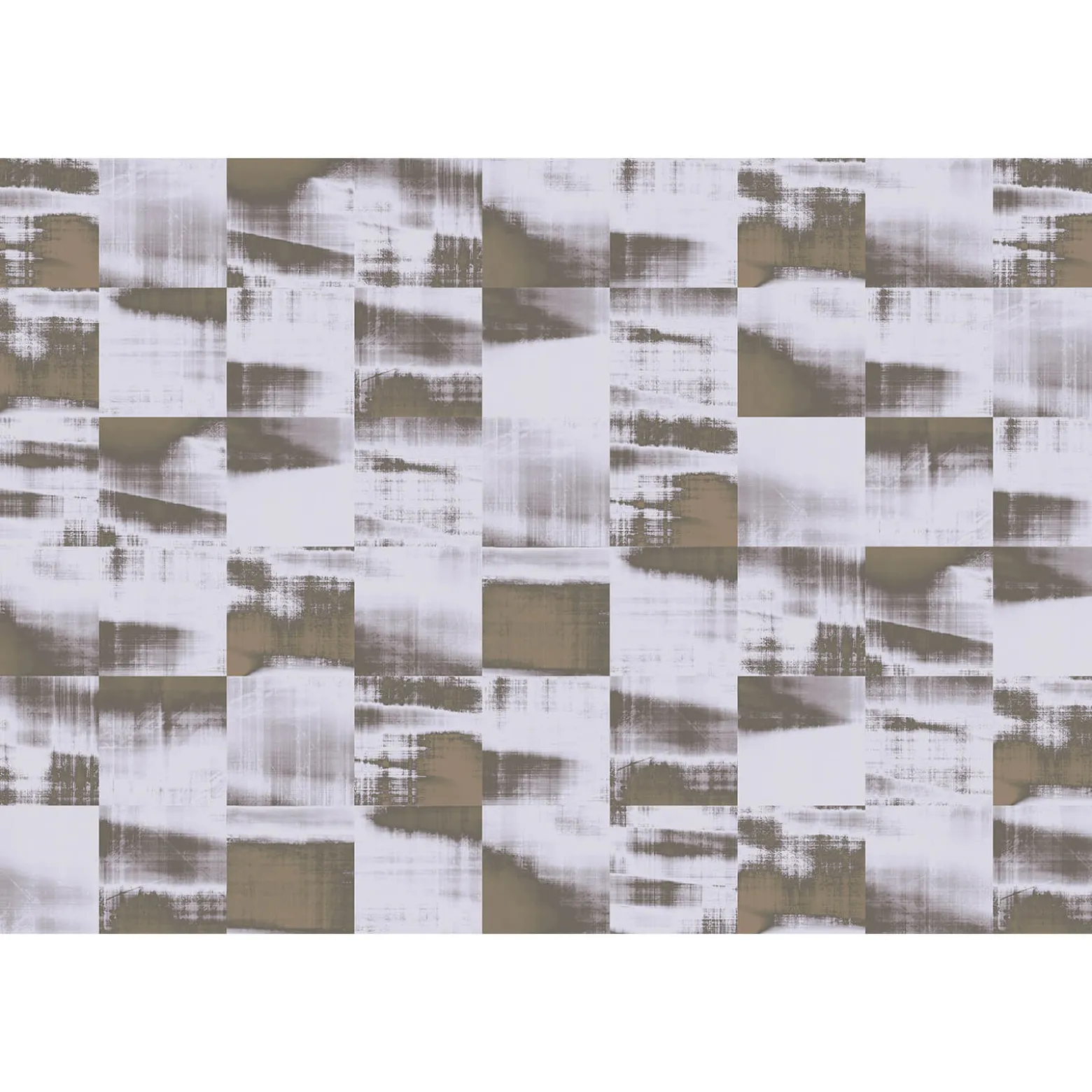 Fototapete Vlies Collage Kacheln braun grau Premium